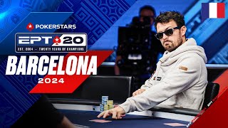 EPT Barcelona 2024 5K€ MAIN EVENT  Jour 4 avec Benny amp Yu ♠️ PokerStars en Français [upl. by Fidel]