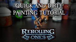 Miniature Painting tutorial Quick and Dirty [upl. by Emor]