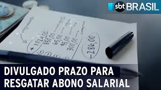 Prazo de resgate do abono salarial é divulgado pela PISPASEP  SBT Brasil 261223 [upl. by Gilford]