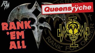 QUEENSRŸCHE Albums Ranked From Worst to Best  Rank Em All [upl. by Cohbert]