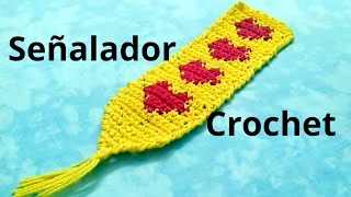 MARCADOR o SEÑALADOR San Valentín en tejido crochet para libros tutorial paso a paso Moda a Crochet [upl. by Hpotsirhc988]