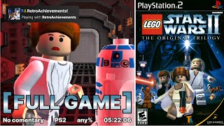 LEGO Star Wars II The Original Trilogy PS2 Longplay with RetroAchievements [upl. by Htiaf]