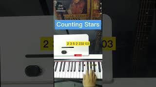 Counting Stars  OneRepublic Piano tutorial shorts pianotutorial [upl. by Ehc48]