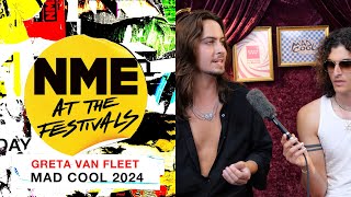 Greta Van Fleet on supporting Metallica and working on new music [upl. by Ulyram]