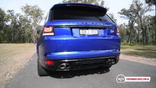 Range Rover Sport SVR 0100kmh amp engine sound [upl. by Brindle]