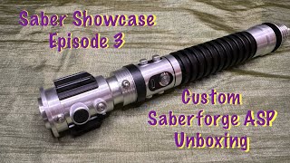 Saber Showcase Episode 3 Saberforge ASP unboxing [upl. by Mehelhteb]