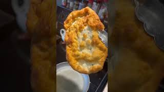 Trying out Navajo fry bread [upl. by Wenger]