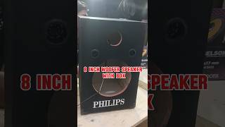 Philips 8 inch box with woofer speaker speaker speakerbox shorts [upl. by Ylram]