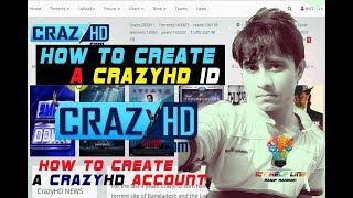 How to Create a crazyhd account  new tutorial  Ict help line  Rasif rahman [upl. by Darlleen]