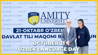 October 21  the 35th anniversary of quotUzbek Language Day” [upl. by Iderf]