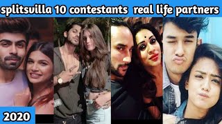 Splitsvilla 10 contestants real life partners  splitsvilla 10  priyank sharma  Divya agrawal [upl. by Ardnaxila350]