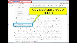 Ouvir Texto PDF em Voz Alta com Narrador do Windows [upl. by Iphigenia750]