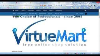 Online store in Joomla 3  VirtueMart 3 install [upl. by Takeo]