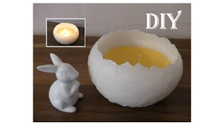 DIY Kerzen für Ostern basteln  make your own Easter candles [upl. by Razaele705]