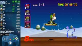 Mario Kart 64 150cc All Cups Skips Shortcut Speedrun 2619 Former WR [upl. by Feodora58]