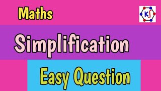 How to Simplify maths solution method vedio [upl. by Anerol595]