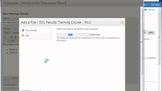 Student D2L Discussion Board Guide D2L 100 [upl. by Isoj732]