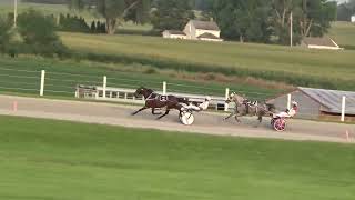 Nappanee Raceway 8324 FFA Pace Reign Of Terror wins in 1024 [upl. by Schilling]