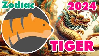 TIGER 2024 Zodiac Tiger Prediction  The Year of the Green Wood Dragon 【Master Tsai】 [upl. by Bryna]