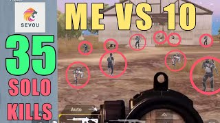 Rambo is Back in World War  35 SOLO KILLS  SOLO SQUAD  PUBG Mobile [upl. by Esele]