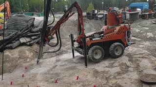 Tamrock Commando 120RF 2007 test drilling [upl. by Wills]