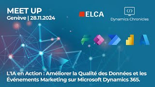 LIA en action Améliorer la qualité des données et les événements Marketing sur Microsoft D365 [upl. by Weyermann475]