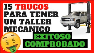 Como ORGANIZAR un taller mecánico💰💰15 TRUCOS para hacer un taller mecánico automotriz EXITOSO💰💰 [upl. by Hennahane967]