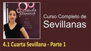 41 Cuarta Sevillana  Parte 1  Curso de sevillanas aprende a bailar con nosotros [upl. by Valonia896]