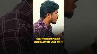 Get a WordPress Developer in the IT Field Tamil  become a wordpress developer [upl. by Avle]