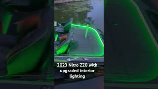 2023 Nitro Z20 w upgraded interior lighting bassfishing bassboat [upl. by Silvano]