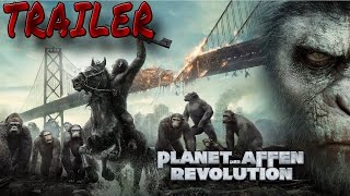 Planet der Affen Revolution  German Trailer  2014 [upl. by Hajidahk]