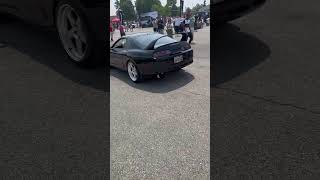 SUPRA DOES INSANE TWOSTEP BEFORE LEAVING THE EVENT 3 🔥🔥 carmeet automobile cars supramk4 [upl. by Chivers]