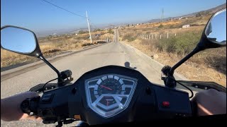 Prueba de velocidad  moto semiautomática  At 125 rt [upl. by Grannie593]