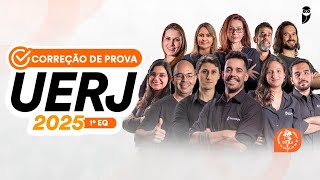 Gabarito UERJ 2025 1º EQ – Correção de prova AO VIVO [upl. by Yuzik92]