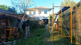 19 More fencing preparing for the new terrace and a big delivery [upl. by Clayberg976]