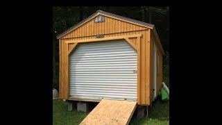 12 X 20 Shed Delivery amp Setup [upl. by Alejo]