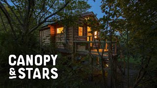 Mistletoe Treehouse  Canopy amp Stars  Treehouse in Monmouthshire [upl. by Akeylah673]