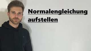 Normalengleichung aufstellen Gleichung der Normalen bestimmen  Verständlich erklärt [upl. by Grange313]