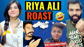 Riyaz Ali Real Roast 🤣🤣 Riyaz Roast  Nagina Sethi Reaction video  Carryminati Reaction Video [upl. by Anoiek]