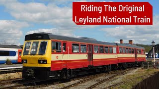 Riding The Original Leyland National Train Plus Midland Railway Full Site Tour [upl. by Eidlog586]