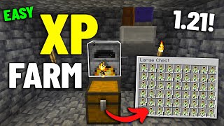 EASIEST XP FARM Minecraft 121 Java And Bedrock [upl. by Marj244]