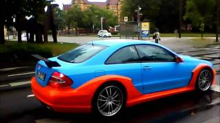 Mercedes CLK DTM AMG orangeblue accelerate [upl. by Guthry192]