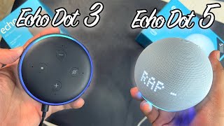 Amazon Echo Dot 3 vs Echo Dot 5  Es BUENA IDEA el CAMBIO en 2023 [upl. by Eceinehs385]