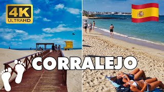 CORRALEJO Fuerteventura Canary Islands Spain  Best Beaches  Top Things to Do 4K [upl. by Kcirderfla]