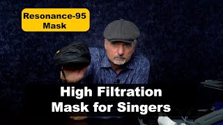 Comfy high filtration mask for singers Does it work I tested the Resonance95 Mask [upl. by Yelnats]