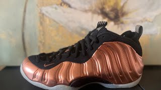 Nike Air Foamposite One Copper 2024 review  try on [upl. by Imeon]