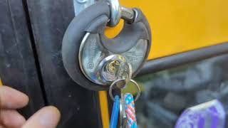 One hour lock install on a Skoolie [upl. by Aem134]