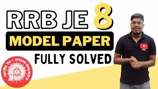 Model Paper8 Quantitative Aptitude  RRB JE 202425 [upl. by Lisabeth]