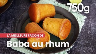 La meilleure façon de  Réussir son baba au rhum  750g [upl. by Fleta]