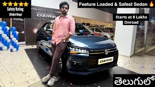 New Maruti Suzuki Dzire 2024  ZXI  MT  Detailed Review with Onroad Price List in Telugu [upl. by Inan506]